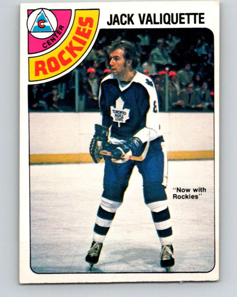 1978-79 O-Pee-Chee #391 Jack Valiquette  Colorado Rockies  V26467