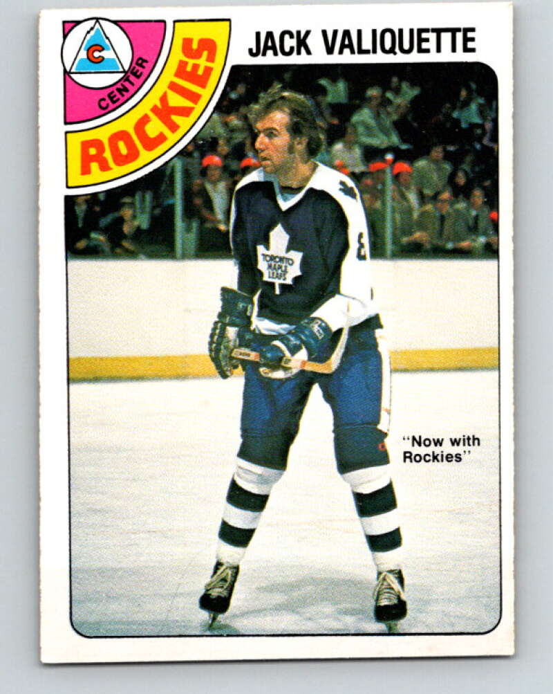 1978-79 O-Pee-Chee #391 Jack Valiquette  Colorado Rockies  V26468