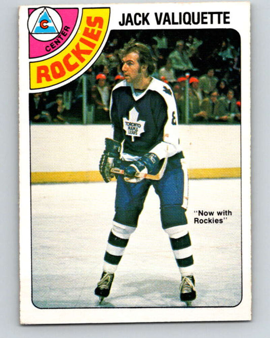 1978-79 O-Pee-Chee #391 Jack Valiquette  Colorado Rockies  V26469