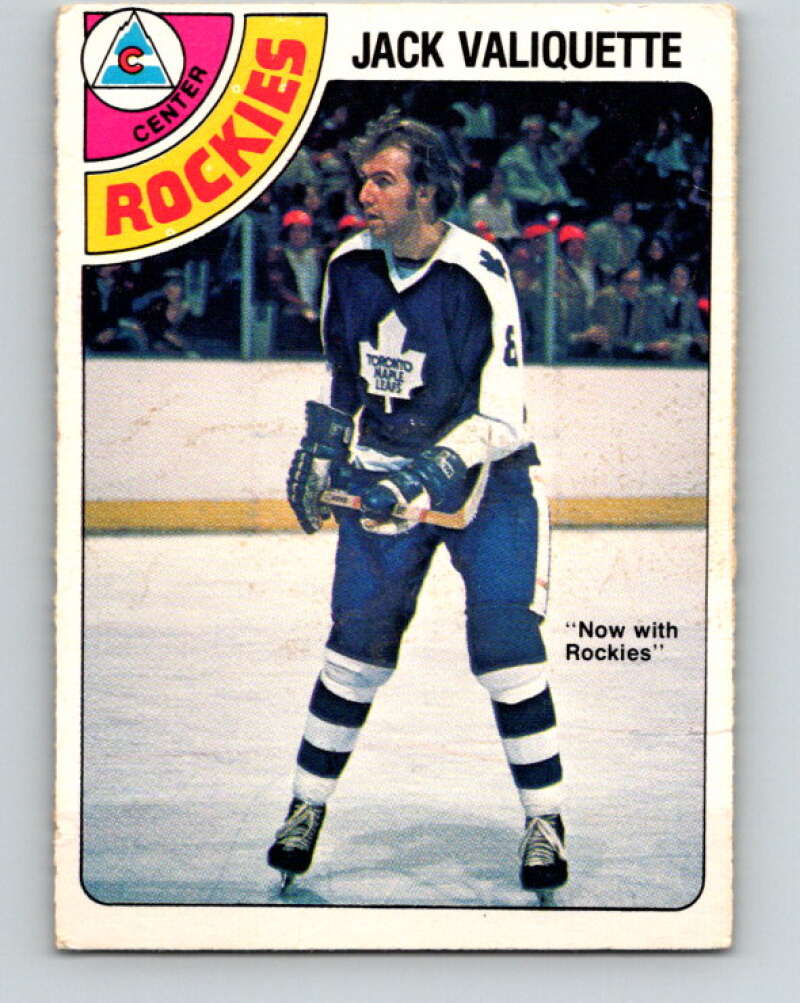 1978-79 O-Pee-Chee #391 Jack Valiquette  Colorado Rockies  V26472