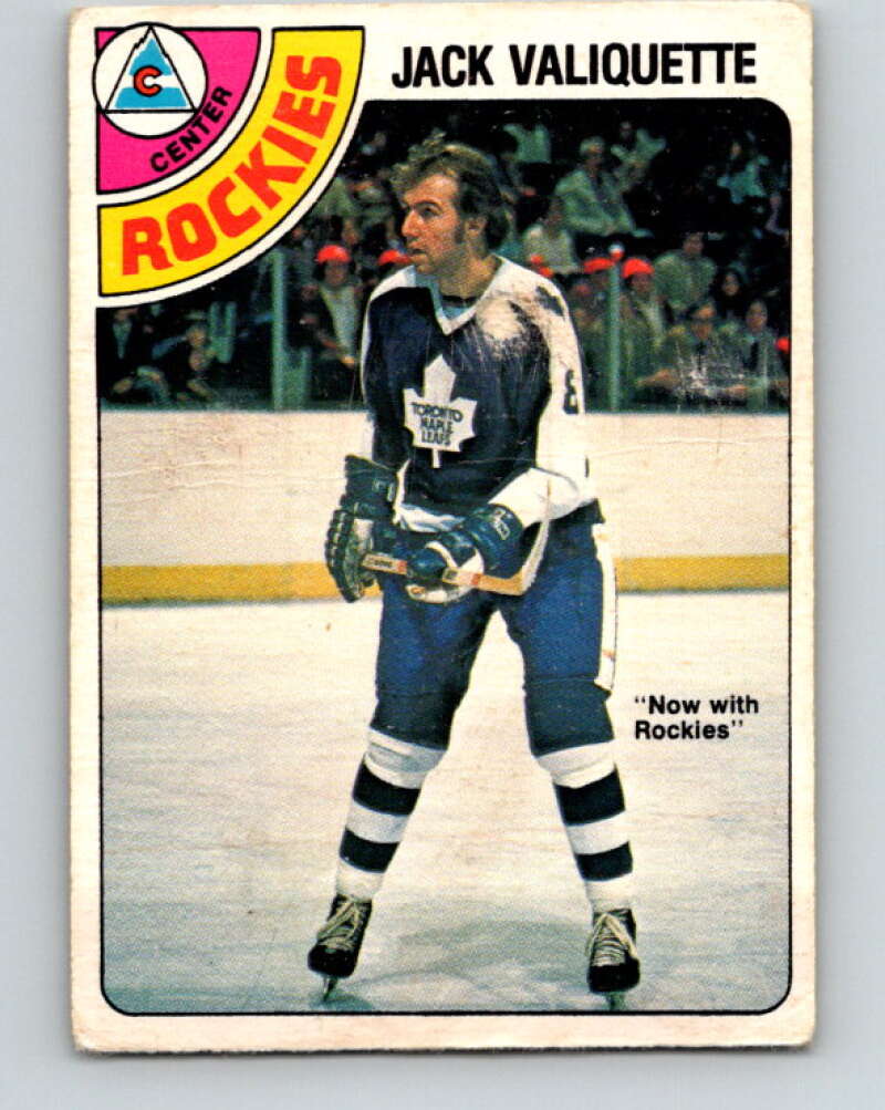 1978-79 O-Pee-Chee #391 Jack Valiquette  Colorado Rockies  V26473