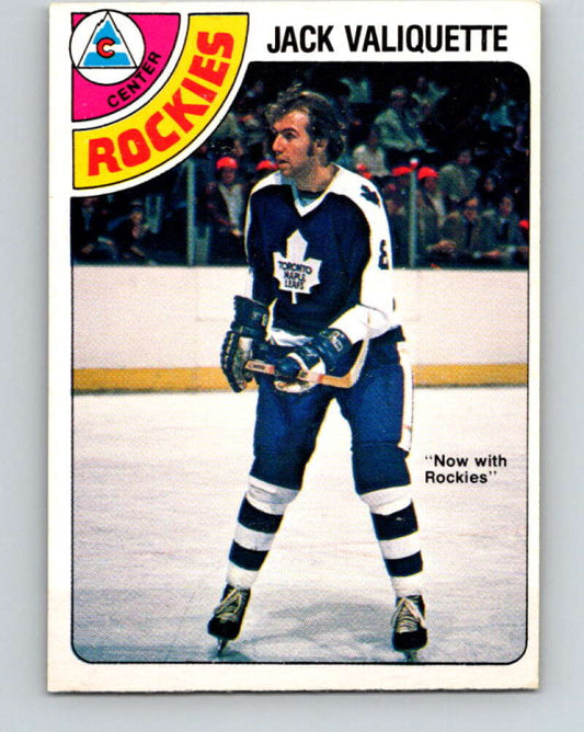 1978-79 O-Pee-Chee #391 Jack Valiquette  Colorado Rockies  V26474