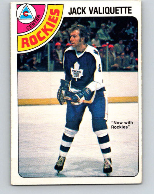 1978-79 O-Pee-Chee #391 Jack Valiquette  Colorado Rockies  V26476