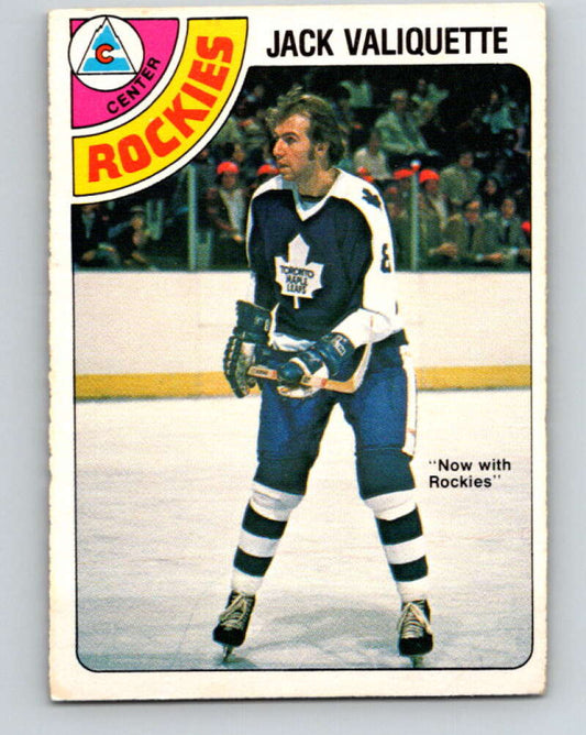 1978-79 O-Pee-Chee #391 Jack Valiquette  Colorado Rockies  V26477