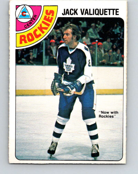 1978-79 O-Pee-Chee #391 Jack Valiquette  Colorado Rockies  V26478