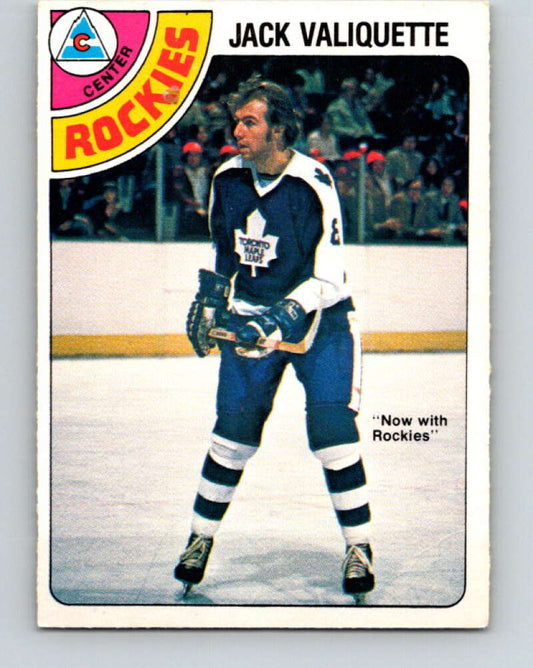 1978-79 O-Pee-Chee #391 Jack Valiquette  Colorado Rockies  V26479