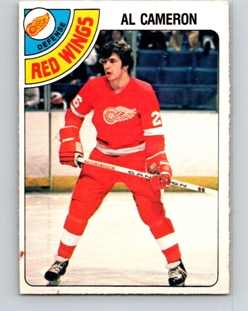 1978-79 O-Pee-Chee #396 Al Cameron  Detroit Red Wings  V26543