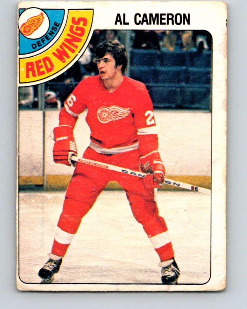 1978-79 O-Pee-Chee #396 Al Cameron  Detroit Red Wings  V26545