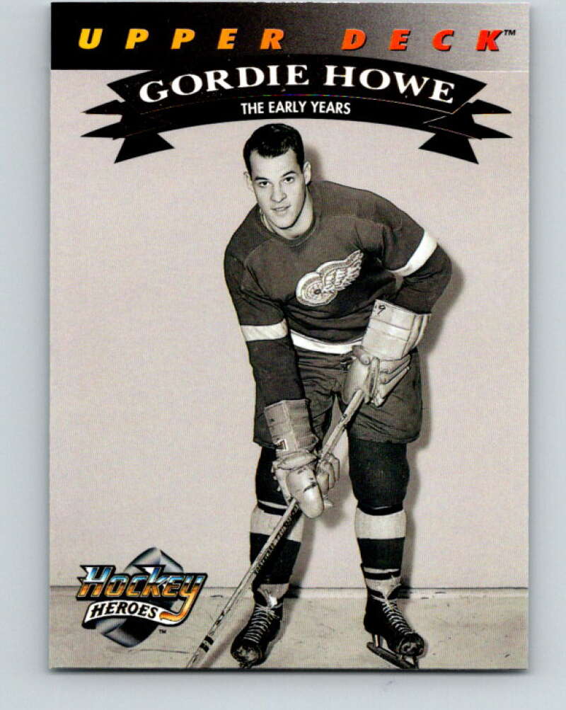 1992-93 Upper Deck Gordie Howe Heroes #19 The Early Years  V26597