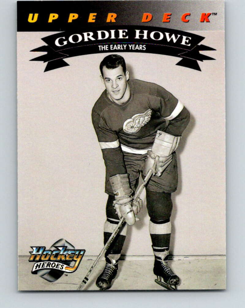 1992-93 Upper Deck Gordie Howe Heroes #19 The Early Years  V26598
