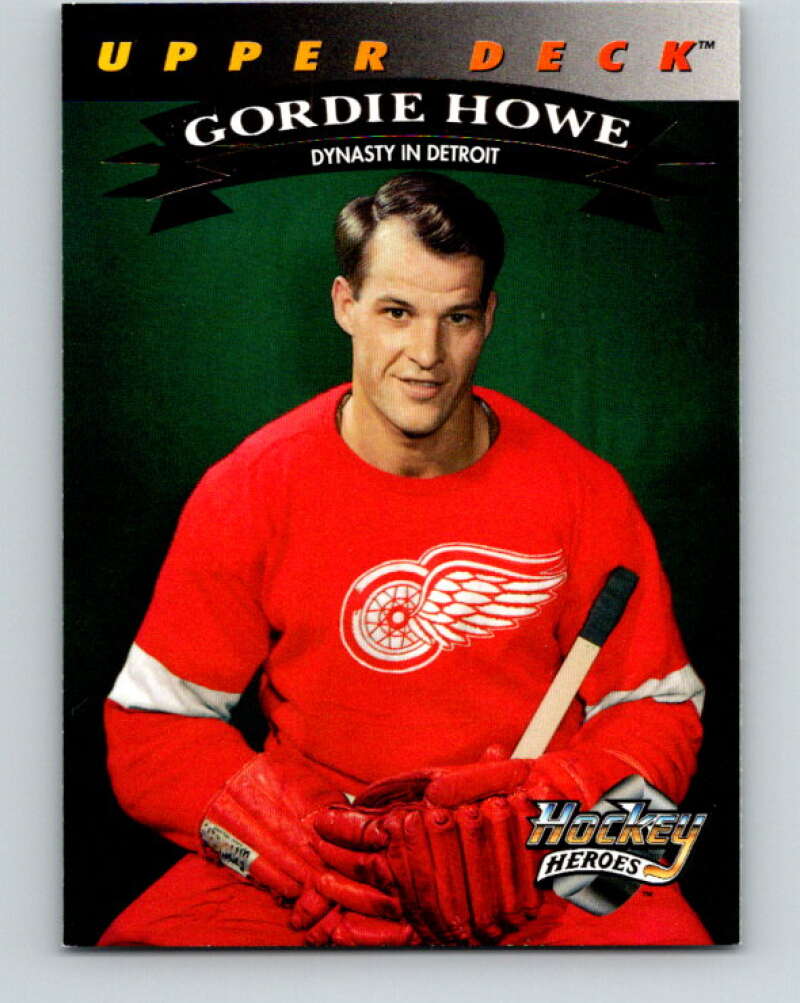 1992-93 Upper Deck Gordie Howe Heroes #20 Dynasty in Detroit  V26600