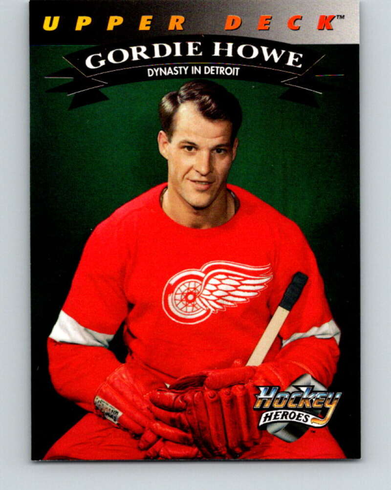 1992-93 Upper Deck Gordie Howe Heroes #20 Dynasty in Detroit  V26601