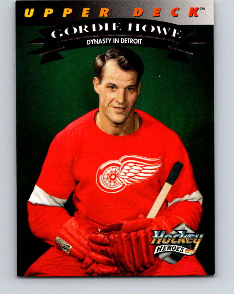 1992-93 Upper Deck Gordie Howe Heroes #20 Dynasty in Detroit  V26602