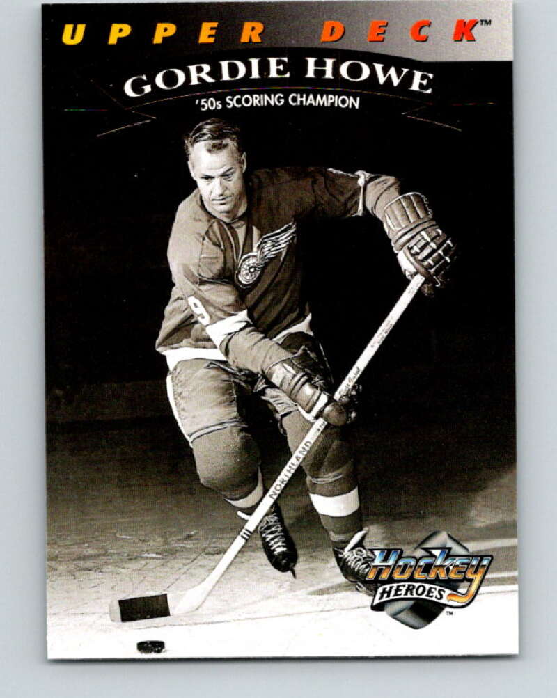 1992-93 Upper Deck Gordie Howe Heroes #22 '50's Scoring Champ  V26606
