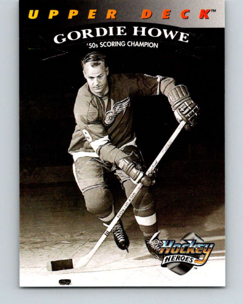1992-93 Upper Deck Gordie Howe Heroes #22 '50's Scoring Champ  V26608