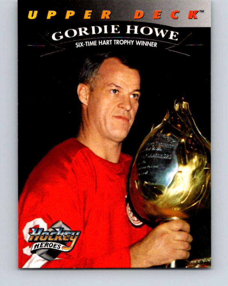 1992-93 Upper Deck Gordie Howe Heroes #23 Hart Trophy  V26609