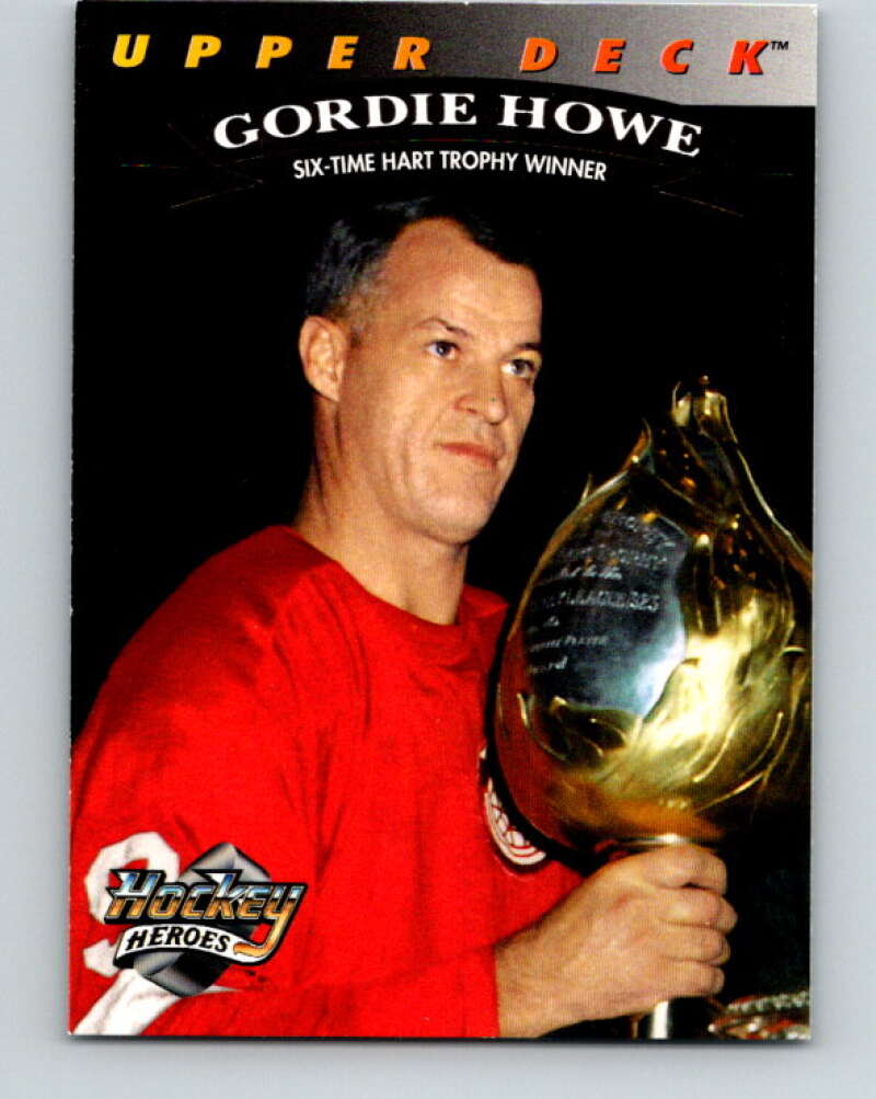 1992-93 Upper Deck Gordie Howe Heroes #23 Hart Trophy  V26610
