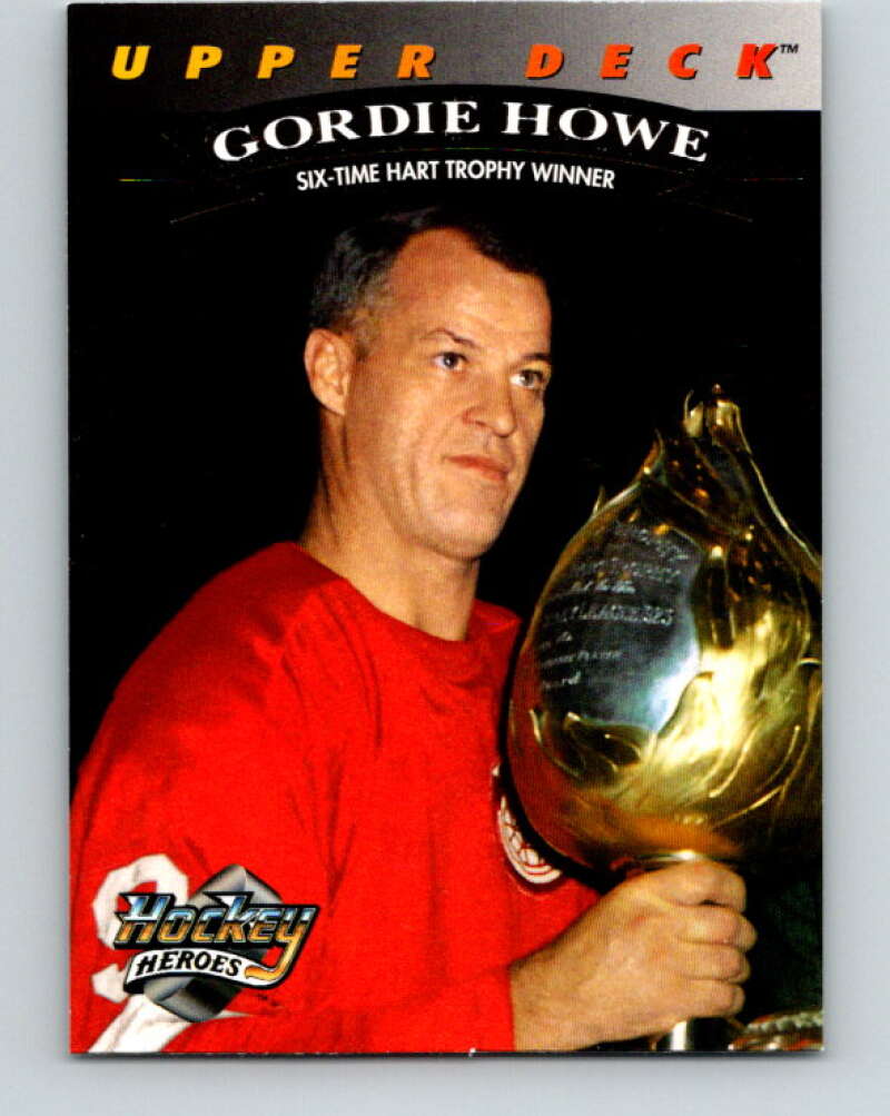 1992-93 Upper Deck Gordie Howe Heroes #23 Hart Trophy  V26611