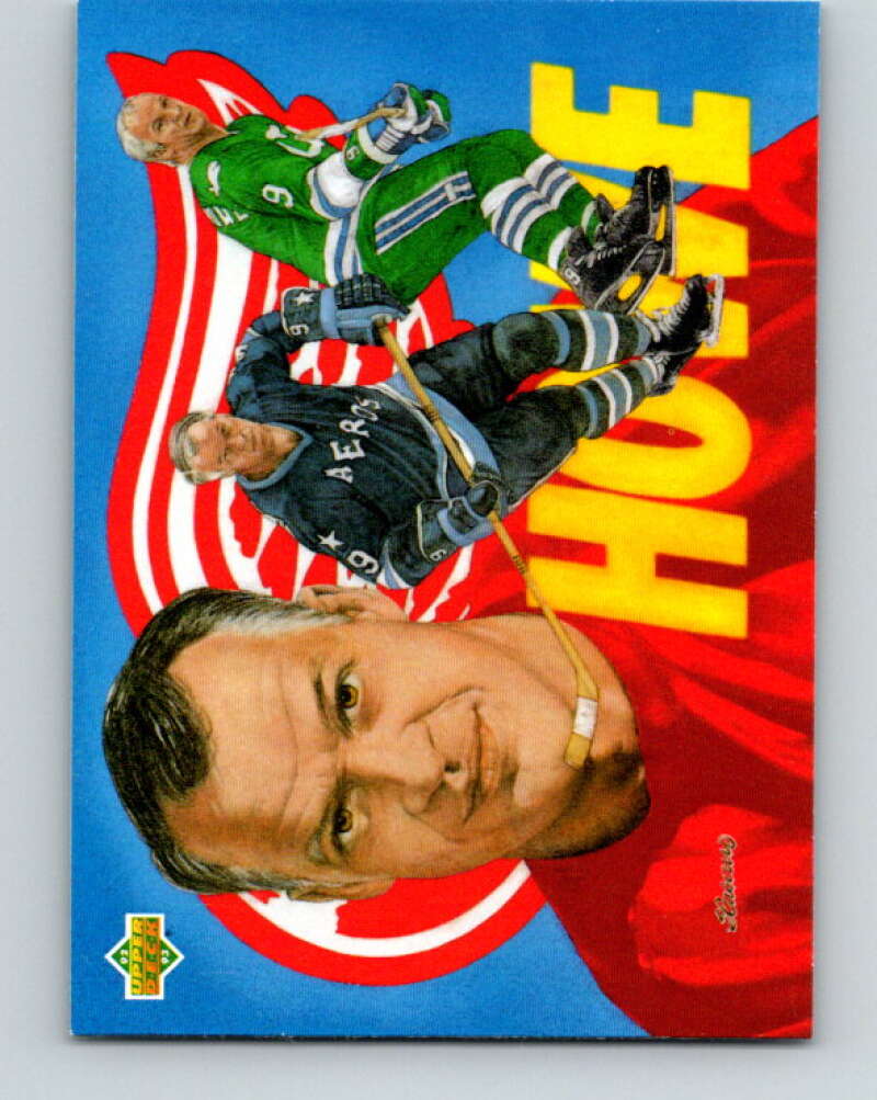 1992-93 Upper Deck Gordie Howe Heroes #27 Checklist  V26618