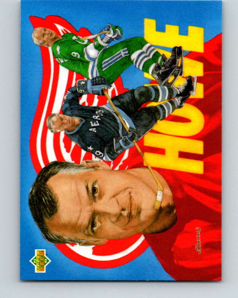 1992-93 Upper Deck Gordie Howe Heroes #27 Checklist  V26619