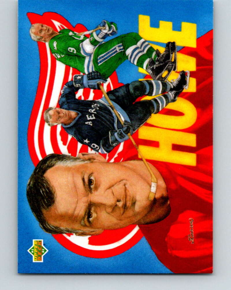 1992-93 Upper Deck Gordie Howe Heroes #27 Checklist  V26620