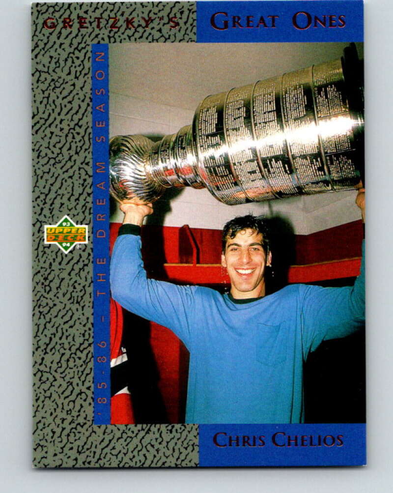 1993-94 Upper Deck Gretzky's Great Ones #GG2 Chris Chelios  V26643