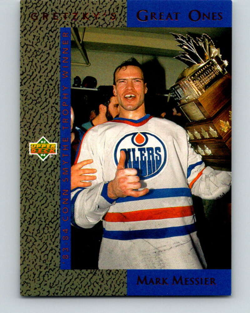 1993-94 Upper Deck Gretzky's Great Ones #GG5 Mark Messier Oilers  V26645