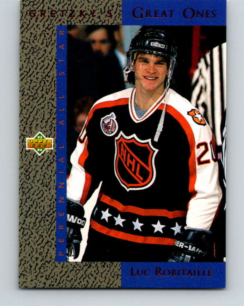 1993-94 Upper Deck Gretzky's Great Ones #GG8 Luc Robitaille Kings  V26648