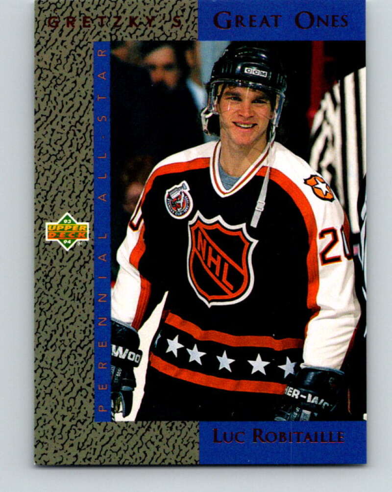 1993-94 Upper Deck Gretzky's Great Ones #GG8 Luc Robitaille Kings  V26649