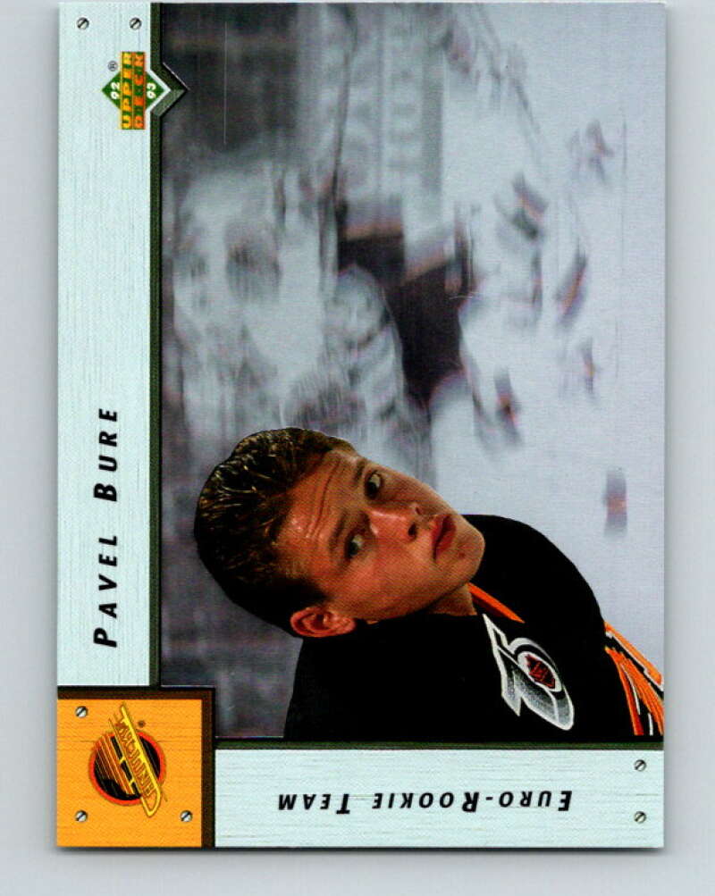 1992-93 Upper Deck Euro-Rookie Team #ERT1 Pavel Bure   V26651