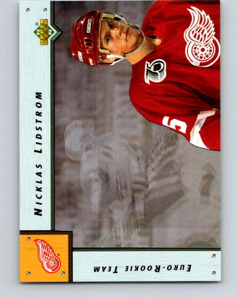 1992-93 Upper Deck Euro-Rookie Team #ERT2 Nicklas Lidstrom   V26653