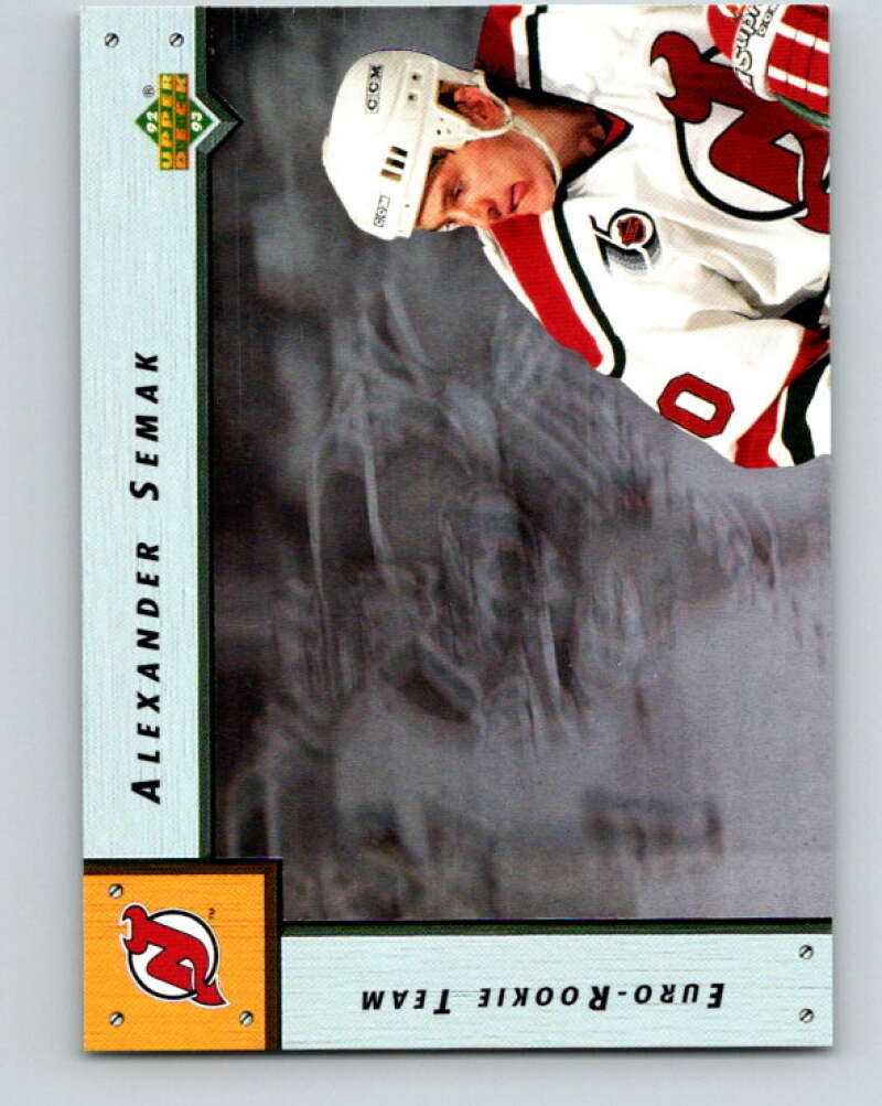 1992-93 Upper Deck Euro-Rookie Team #ERT5 Alexander Semak   V26659