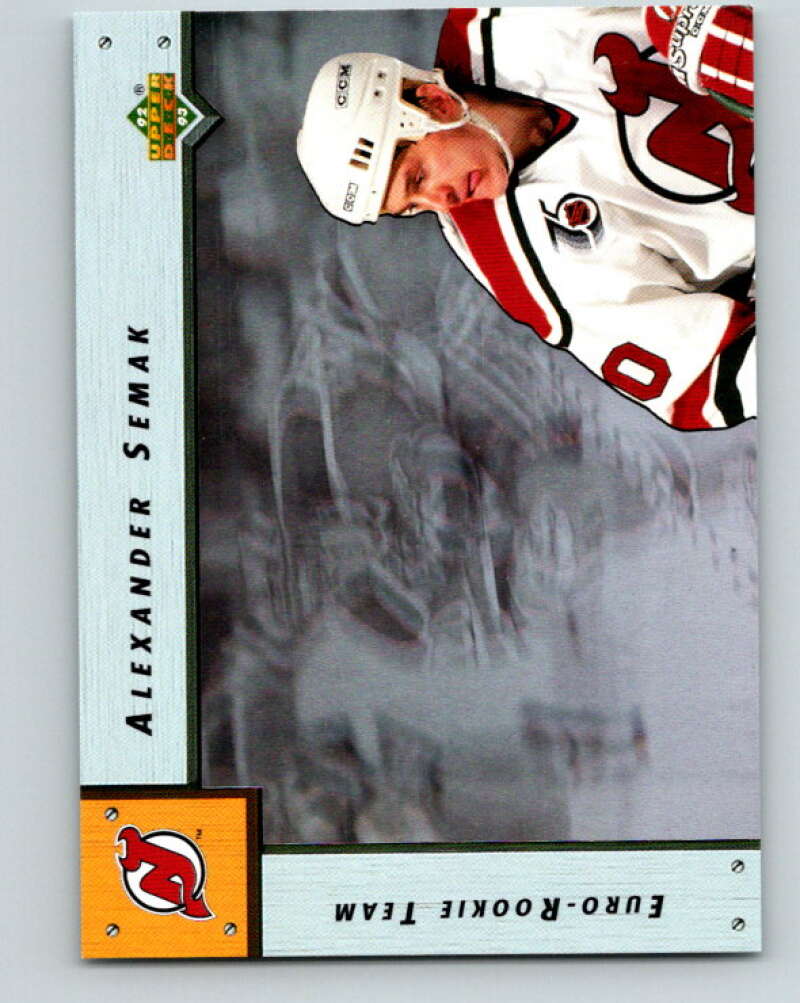 1992-93 Upper Deck Euro-Rookie Team #ERT5 Alexander Semak   V26660