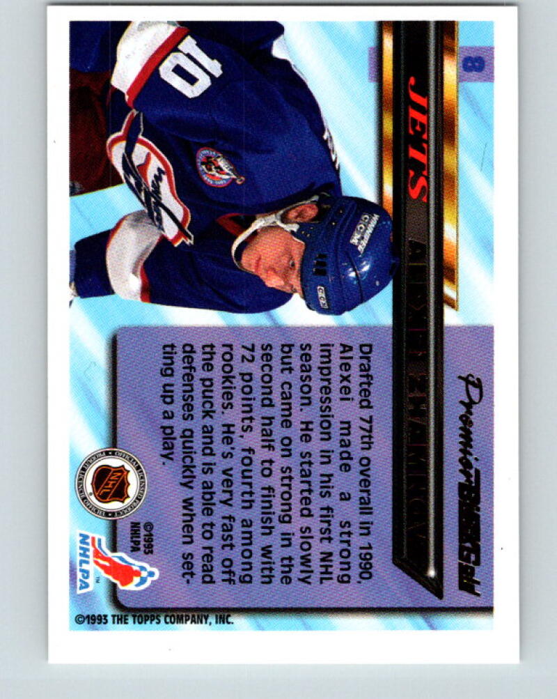1993-94 Topps Premier Black Gold #8 Alexei Zhamnov V26667