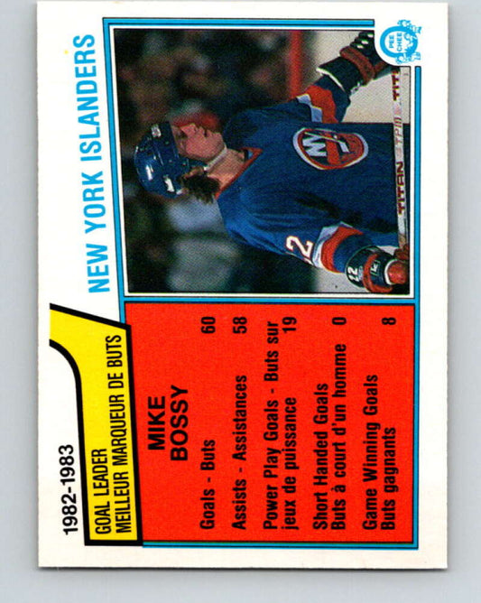 1983-84 O-Pee-Chee #1 Mike Bossy TL  New York Islanders  V26671