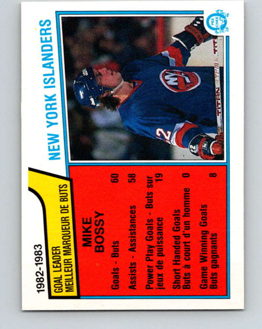 1983-84 O-Pee-Chee #1 Mike Bossy TL  New York Islanders  V26673