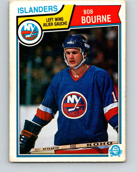 1983-84 O-Pee-Chee #4 Bob Bourne  New York Islanders  V26682