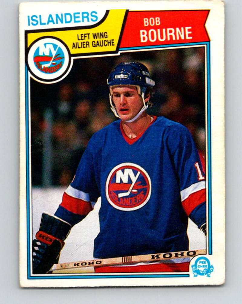 1983-84 O-Pee-Chee #4 Bob Bourne  New York Islanders  V26683