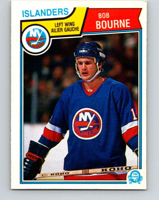 1983-84 O-Pee-Chee #4 Bob Bourne  New York Islanders  V26684