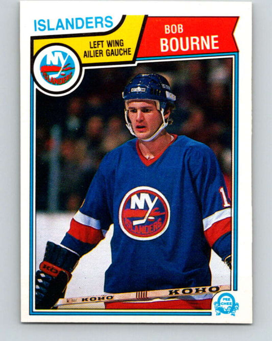 1983-84 O-Pee-Chee #4 Bob Bourne  New York Islanders  V26685