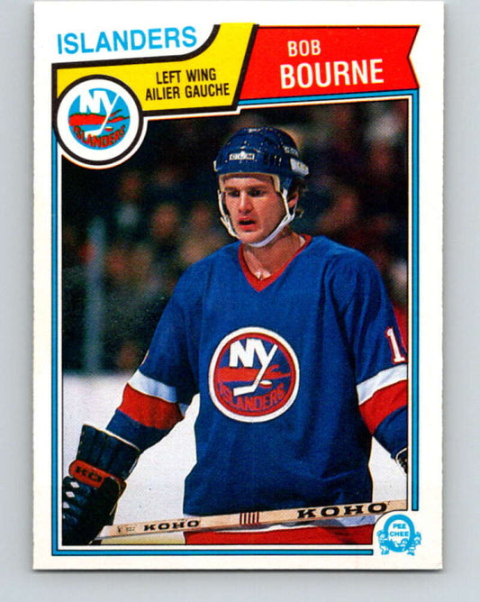 1983-84 O-Pee-Chee #4 Bob Bourne  New York Islanders  V26686
