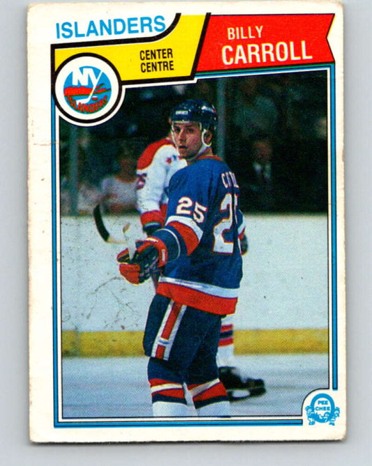 1983-84 O-Pee-Chee #5 Billy Carroll RC Rookie Islanders  V26689