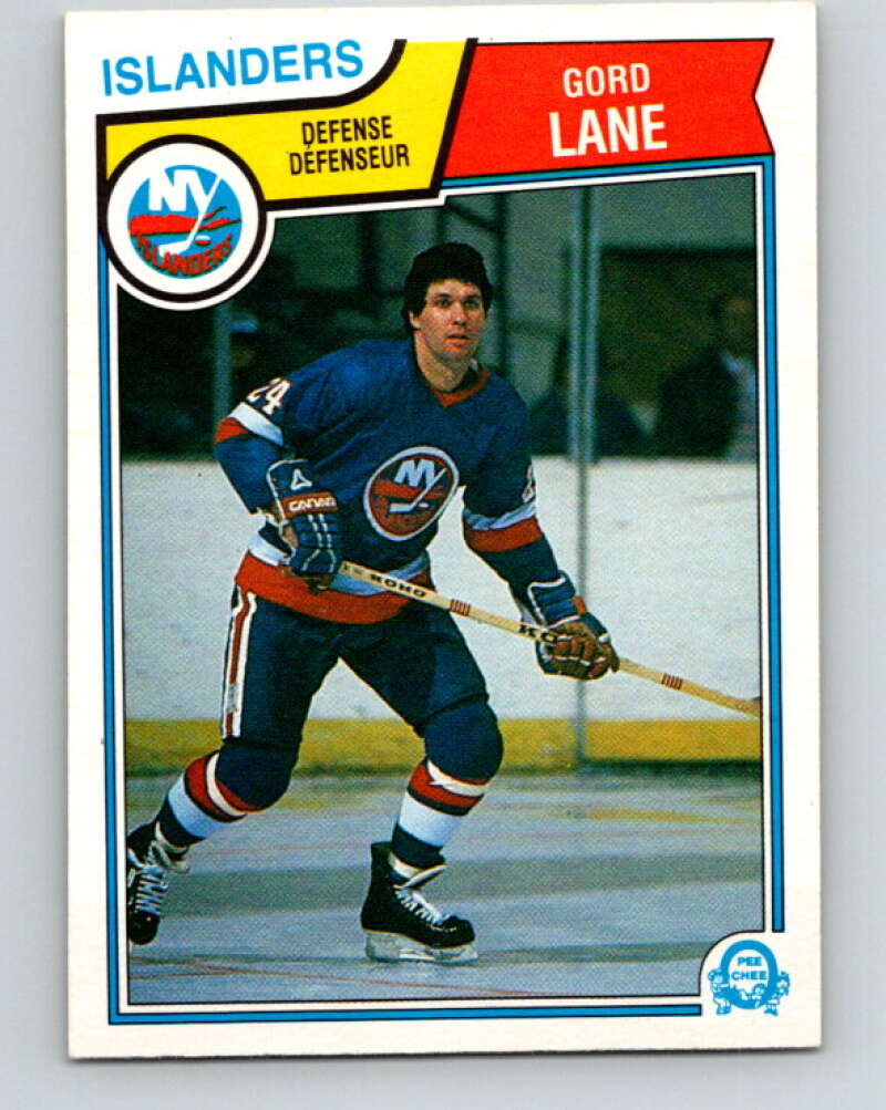 1983-84 O-Pee-Chee #10 Gord Lane  New York Islanders  V26713