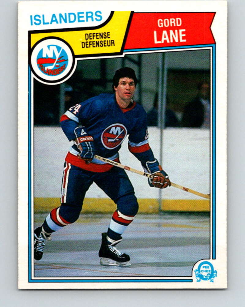 1983-84 O-Pee-Chee #10 Gord Lane  New York Islanders  V26714