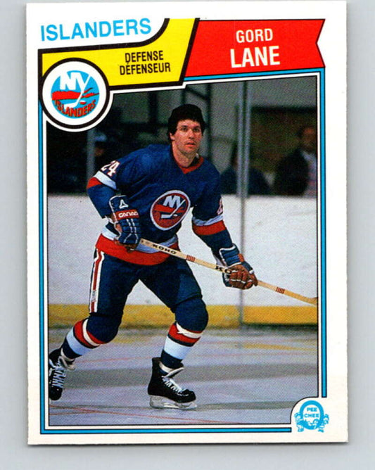 1983-84 O-Pee-Chee #10 Gord Lane  New York Islanders  V26717