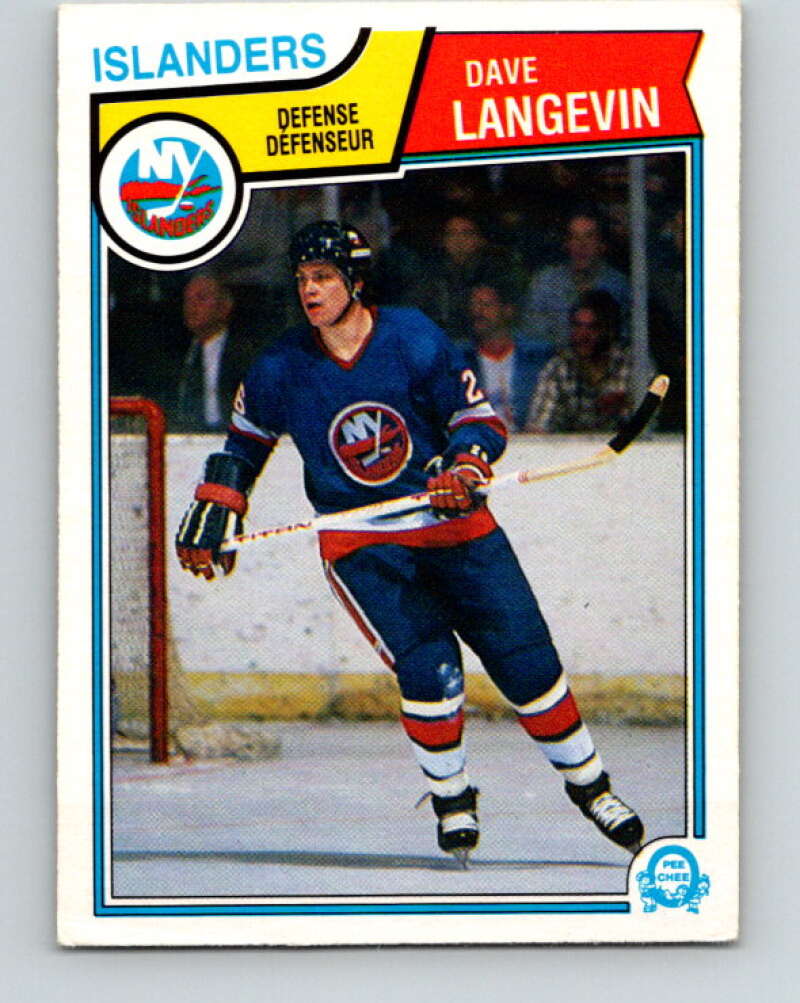 1983-84 O-Pee-Chee #11 Dave Langevin  New York Islanders  V26718
