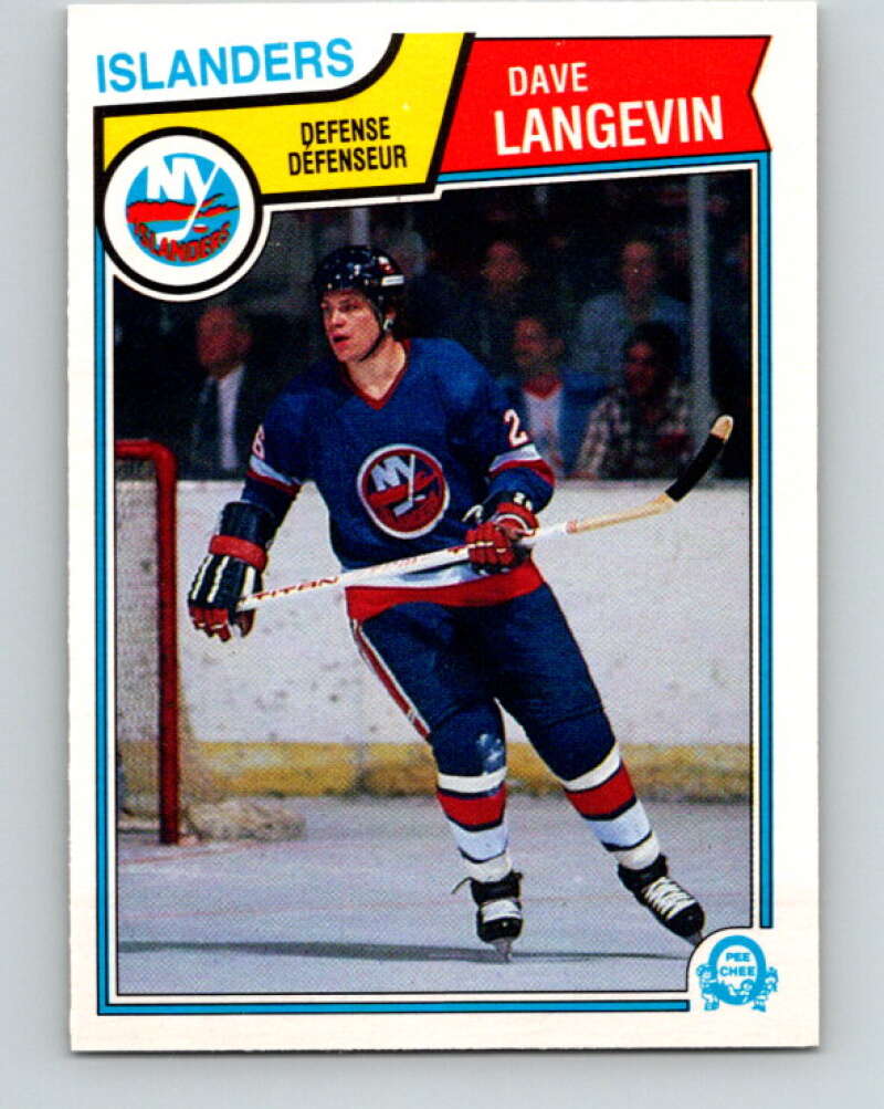 1983-84 O-Pee-Chee #11 Dave Langevin  New York Islanders  V26721