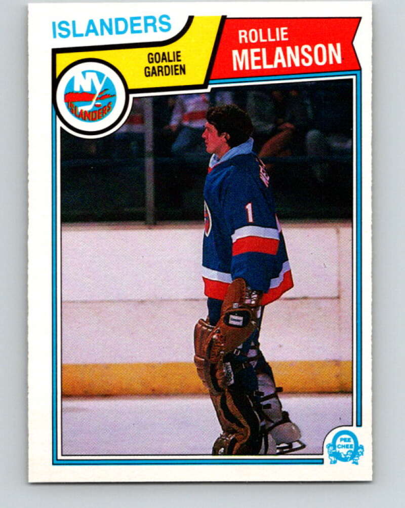 1983-84 O-Pee-Chee #12 Rollie Melanson RC Rookie Islanders  V26725