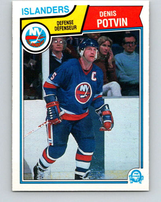 1983-84 O-Pee-Chee #16 Denis Potvin  New York Islanders  V26741