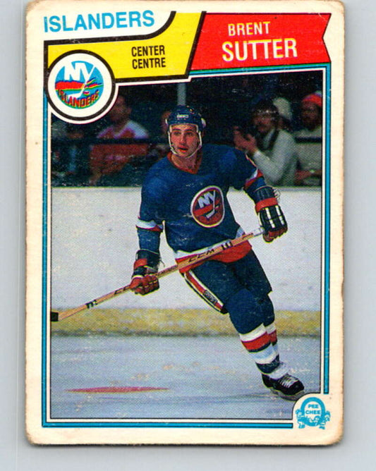 1983-84 O-Pee-Chee #18 Brent Sutter  New York Islanders  V26747